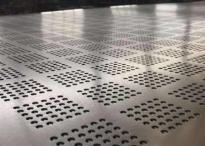 Wholesale Decorative 1.22*2.44m Perforated Metal Mesh Round / Square Hole 3.0mm from china suppliers