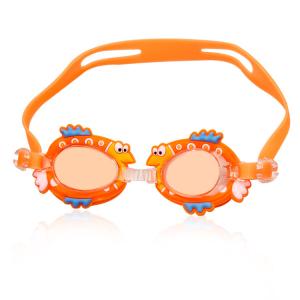 Wholesale Cartoon Wide View Cute Animal Anti Fog Swimming Goggles UV400 For Kids from china suppliers