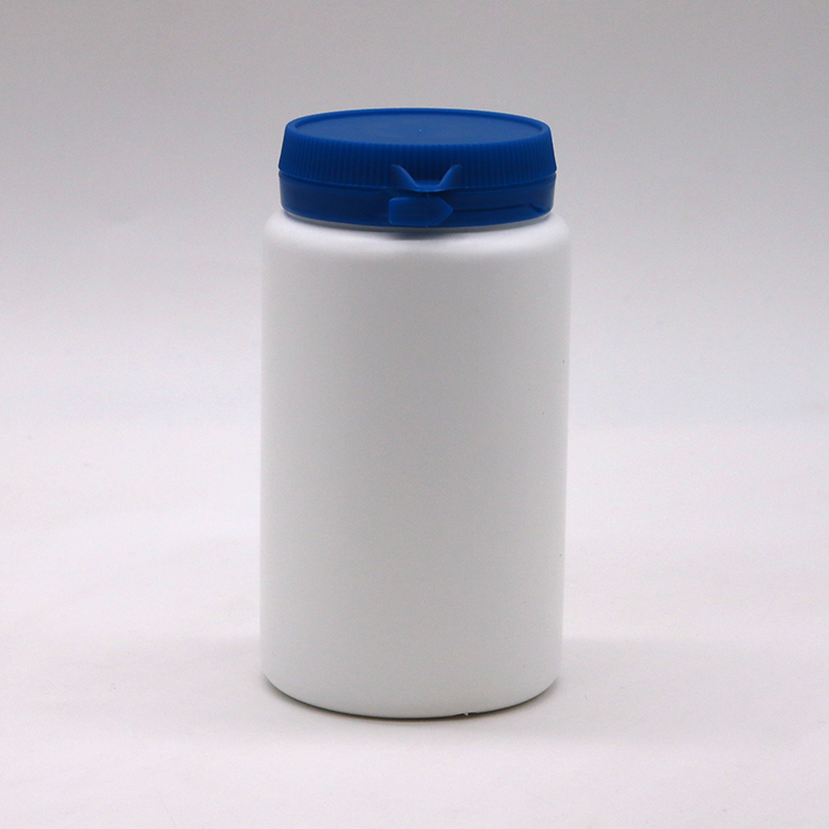 250ml Round HDPE Plastic Bottle for Capsule Supplement Tearing off Cap Included