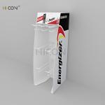 Counter-Top Custom White Metal Energizer Battery Display Stand