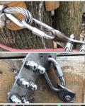 Stainless Steel Meilong Lock 12KN O Shape 73.6mm Length 36.5mm Width