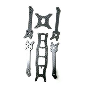 China Custom 3K Machined Carbon Fiber Frame For FPV Racing Quadcopter Drone on sale