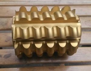 Wholesale Solid Carbide Gear Hob Cutters Tool Golden Color Ti-Al-XN coating from china suppliers