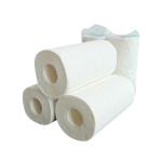FSC Nontoxic Kitchen Tissue Paper Roll 2 Ply Disposable Durable