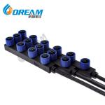 DTEAM-START 1 to 6 M15 LED street light module standard male female cable