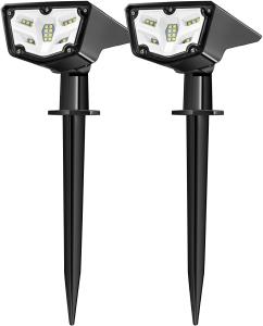 Wholesale 16 LED Solar Landscape Spotlights,IPX7 Waterproof Solar Powered Wall Lights from china suppliers