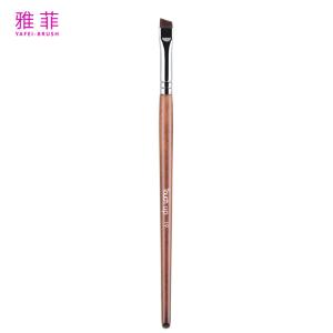 Wholesale TOUCH UP 19 Custom LOGO Fine Thin Vegan Eyebrow Eyeliner Makeup Brush Wooden Handle from china suppliers