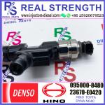 Diesel Fuel Injector 095000-8480 23670-E0420 For HINO N04C 23670-78070 23670