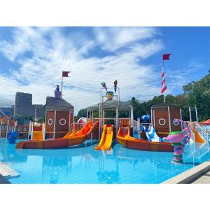 Wholesale Fantasy Water Park Pirate Ship Playground Colourful Deisgn Weather Proof from china suppliers