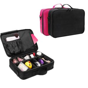 Wholesale Women Portable Travel Oxford L34*D8cm Makeup Bag Case from china suppliers