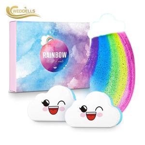 Wholesale 4.65 OZ Rainbow Cloud Bath Bomb With Natural Ingredients from china suppliers