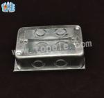 119X77X38 Electrical Boxes And Covers For Switches , Electrical Box Covers