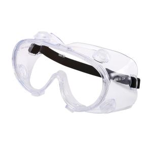 Wholesale Elastic Pvc Medical Safety Goggles Double Layer Anti Fog Adjustable Length from china suppliers