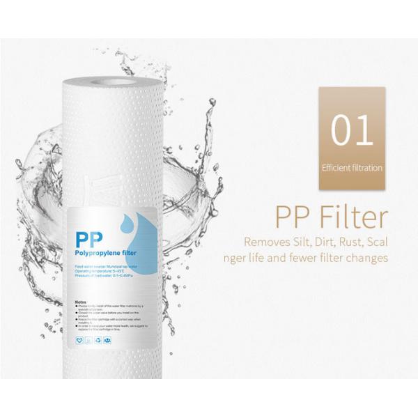 Hot & Warm Water Purifier With Heater , Reverse Osmosis Water Filter For Home