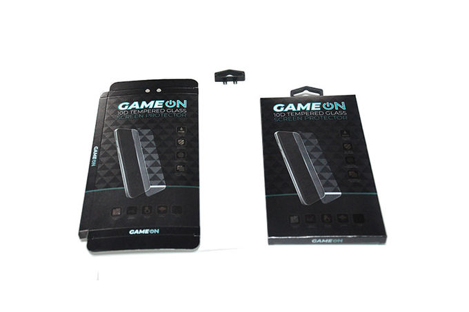 Glass Film CMYK 600gsm Mobile Tempered Glass Packing Box