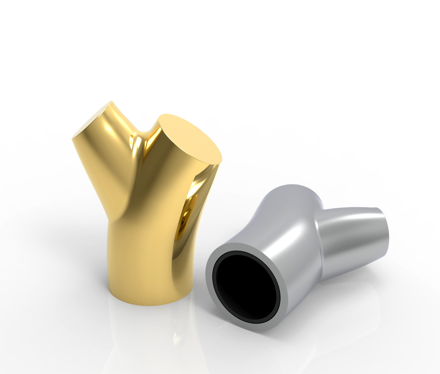 Branch Shape Zamak Perfume Bottle Lids For 15mm Neck