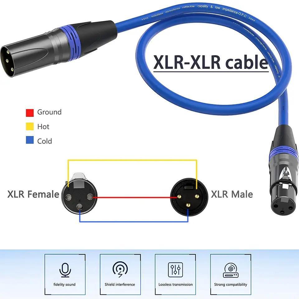 Microphone Cable Microphone Mic XLR Audio Cable Manufacture