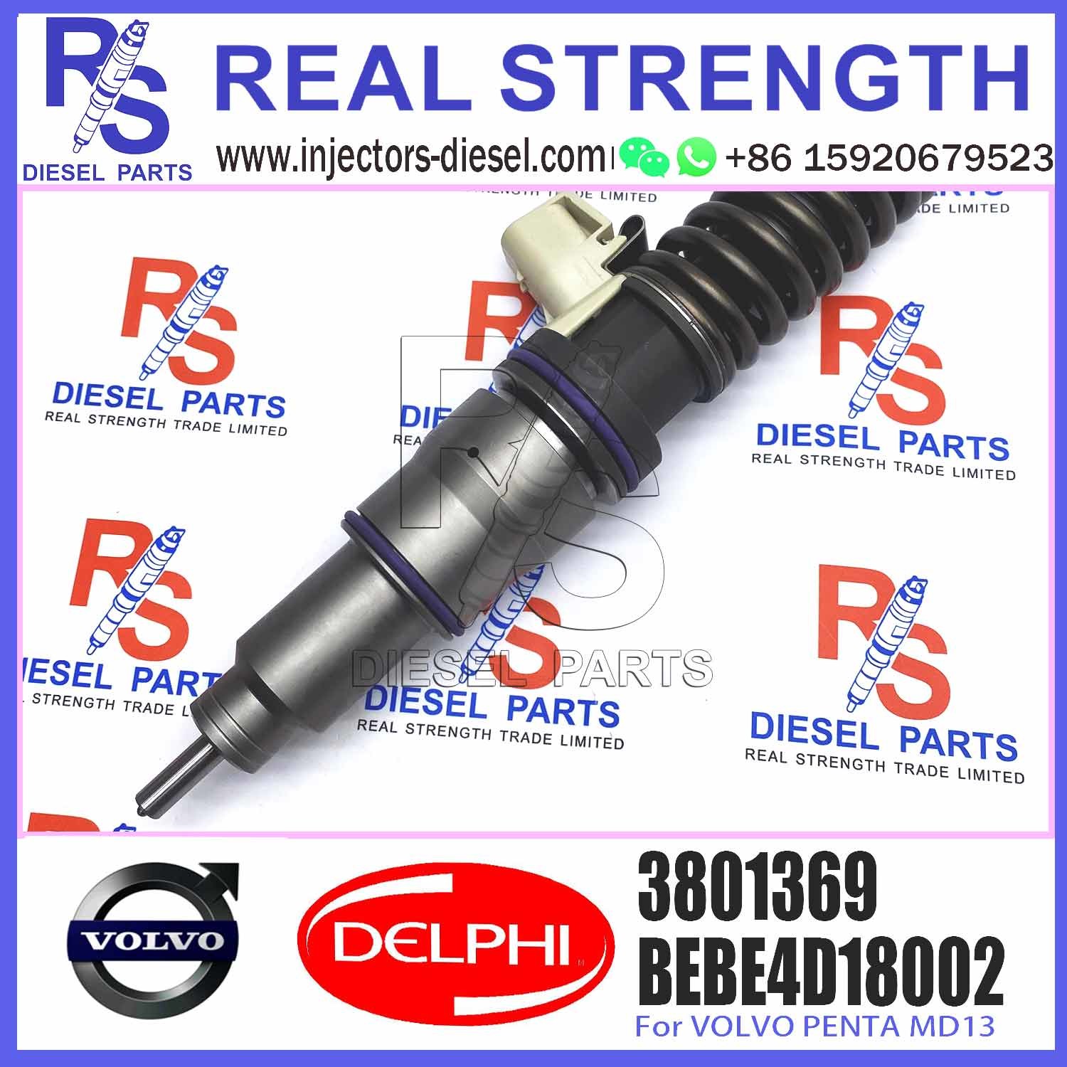 Diesel Fuel Common Rail Injector 21379939 BEBE4D27002 3801369 For E3.18 E3.0 E3.1 New Technology