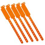 Disposable Custom Wristband Neon Fluorescent Color Plastic Vinyl PVC Waterproof