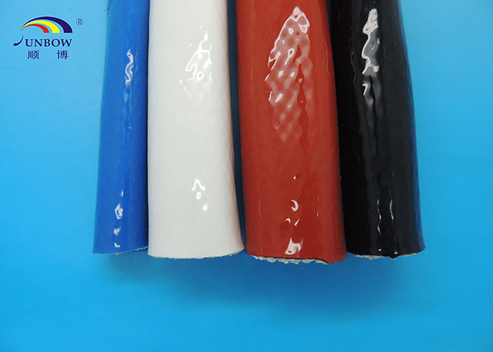 Fire Protective Fiberglass Sleeves with Silicone Rubber Coating 100mm ID