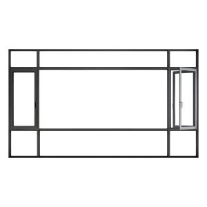 Wholesale Bedroom Casement Windows with Wind Pressure Resistance Level 9 from Original Design Window from china suppliers