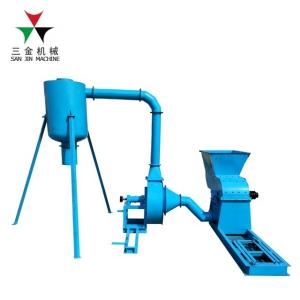 Wholesale Straw Pulverizer Stalk Wood Crusher Machine With Cyclone from china suppliers