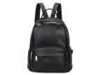 Real Leather Laptop Backpack , Hiking Briefcase Black Backpack Purse For Women