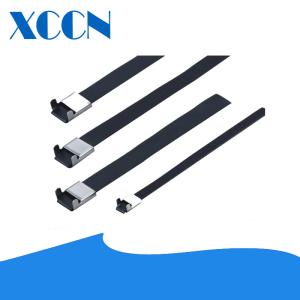 Wholesale Reinforced Stainless Steel Ladder Cable Ties Halogen Free Non Flammability from china suppliers