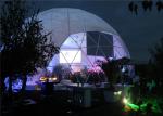 Wooden Flooring Durable Half Sphere Geodesic Tent Dome Water Resistant Canopy