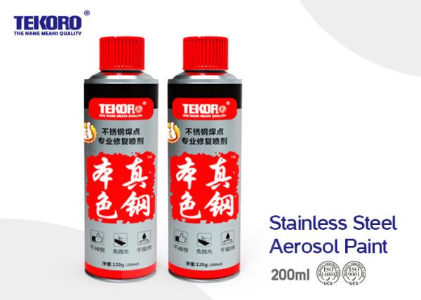 High Performance Stainless Steel Aerosol Paint For Welding Spot Repair /