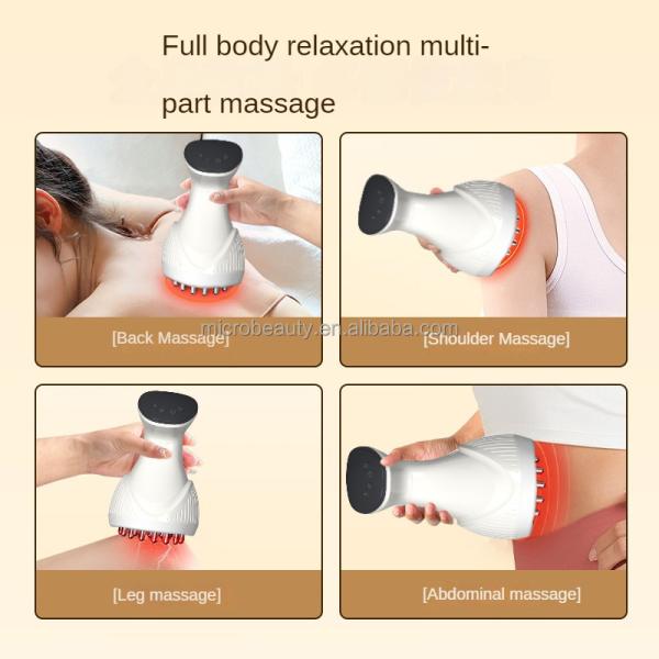 EMS Electric Body Massage Instrument Microcurrent Red Light Slimming Beauty Machine