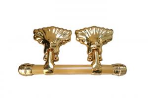 Wholesale Pale Gold Adult Coffin Swing Handle African Style ABS / PP Plastic Material from china suppliers