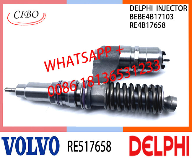 VOL RE517658 BEBE4B17103 Fuel engine Diesel Injector RE517658 BEBE4B17103 A3 for VOL 6125 TIER 2 -OH - HIGH POWER