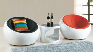 Wholesale ABS ball chair ABS meeting chair fiber glass coffee meeting table from china suppliers