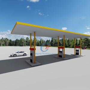 Wholesale Weather Resistant Prefab Metal Canopy Customized Prefabricated Steel Frame Building from china suppliers
