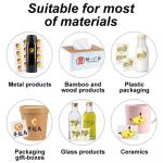 Transparent Surface Finish UV DTF Ab Film Heat Transfer For Logo Label Sticker