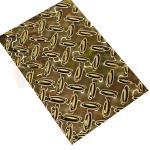 Rice Grain Diamond Embossed Stainless Steel Sheet Anti Skid Plate With Titanium