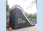 25 ft high commercial grade giant adults inflatable double lane slide made with