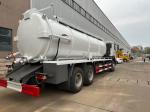 SEWAGE TRUCK HOWO HEAVY DUTY 6 WHEELS 10CBM SEWAGE SUCTION SEWAGE TRUCK LEFT