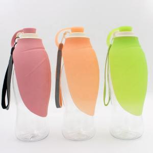 Wholesale 580ml 20OZ Leaf Leak Proof Pet Water Dispenser Bottle from china suppliers