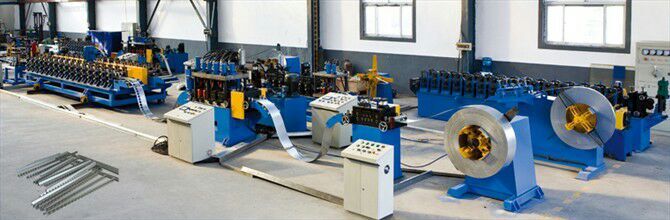 Water Gutter Cold Metal Roll Forming Machines , Three Phases Roll Former Machine