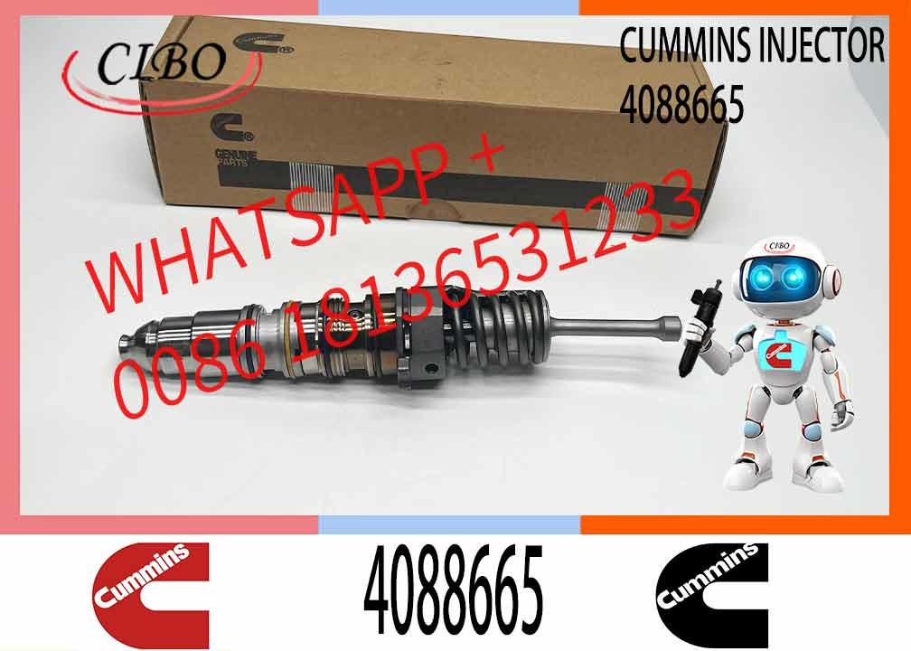 Diesel Fuel Injector Common Rail Injector 4061851 4088327 4088665 3411753 3095040 M11CUM-MINS 3080429 3411756 4061851 40