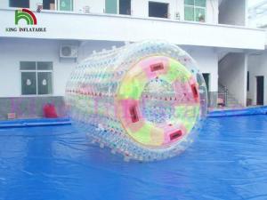Wholesale Water Game Colorful Inflatable Water Rolling Toy By Fire - Resistance 1.0mm PVC / TPU from china suppliers