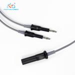 2 Pin Plug Silicone Surgical Consumables Bipolar Cable Reusable