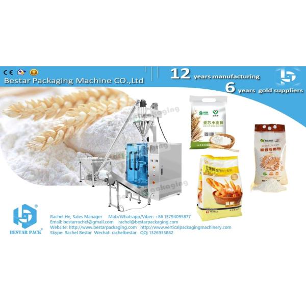 Automatic powder packing machine with Siemens PLC & touch screen BSTV-450DZ