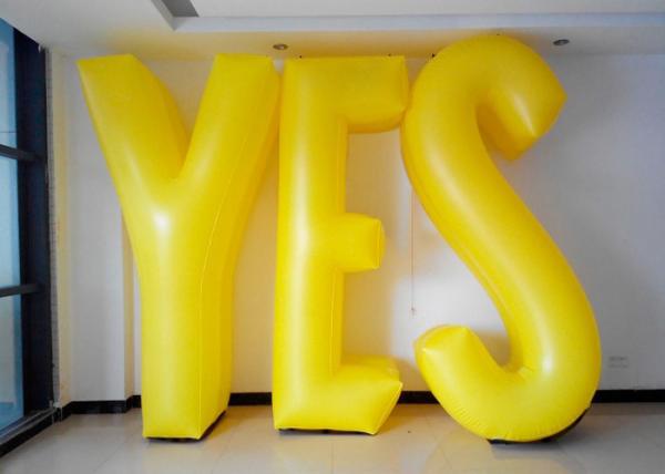 Outdoor Inflatable Advertising Products 3d Oxford Cloth Giant Inflatable Letters