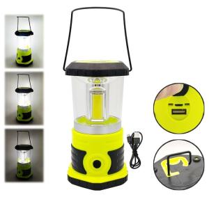 Wholesale D14xH26cm COB Outdoor LED Camping Lantern Rechargeable 740g High Powered ABS from china suppliers