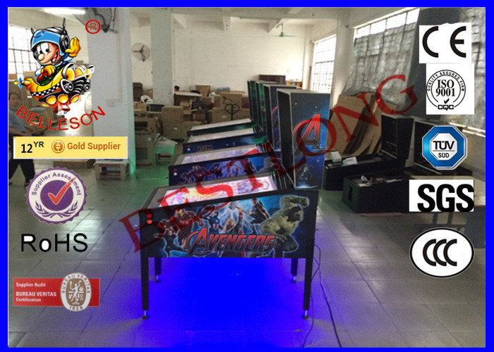 Avengers Arcade Pinball Machine Medium Density Fiberboard Cabinet