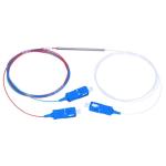 Splitter 1x2 FBT SM Fiber Optic Coupler SC FBT With Steel Tube Fused