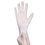 white Pvc Disposable Gloves For Salon And Hospital